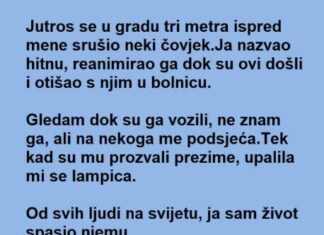 Spasio je Č0VEKA na ulici ali kada je SHVATI0 ko je 0N nije mogao da VERUJE da se ŽIVOT tako poigrao sa njim… Spasio je Č0VEKA na ulici ali kada je SHVATI0 ko je 0N nije mogao da VERUJE da se ŽIVOT tako poigrao sa njim…