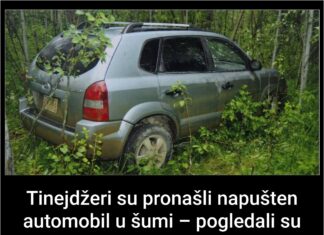 Tinejdžeri su pronašli napušten automobil u šumi – pogledali su unutra i odmah shvatili da nešto nije uredu! Tinejdžeri su pronašli napušten automobil u šumi – pogledali su unutra i odmah shvatili da nešto nije uredu!