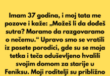 Upravo smo se vratili iz posete porodici, gde su se moja tetka i teča oduševljeno hvalili svojim domom za starije. Upravo smo se vratili iz posete porodici, gde su se moja tetka i teča oduševljeno hvalili svojim domom za starije.