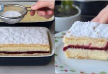 VOĆNA KREMPITA 🍓✨ Sočna, kremasta i osvježavajuća – savršen desert za svaku priliku!