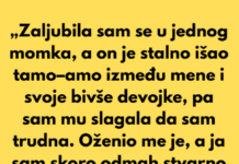 „Zaljubila sam se u jednog momka, a on je stalno išao tamo–amo između mene i svoje bivše devojke.“ „Zaljubila sam se u jednog momka, a on je stalno išao tamo–amo između mene i svoje bivše devojke.“