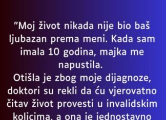 “Život nije bio blag prema meni- Majka me napustila kada sam imala 10 godina jer je saznala moju DIJAGNOZU….” “Život nije bio blag prema meni- Majka me napustila kada sam imala 10 godina jer je saznala moju DIJAGNOZU….”