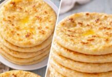 Brza večera bez kvasca – mekane jogurt pogačice iz tiganja Brza večera bez kvasca – mekane jogurt pogačice iz tiganja