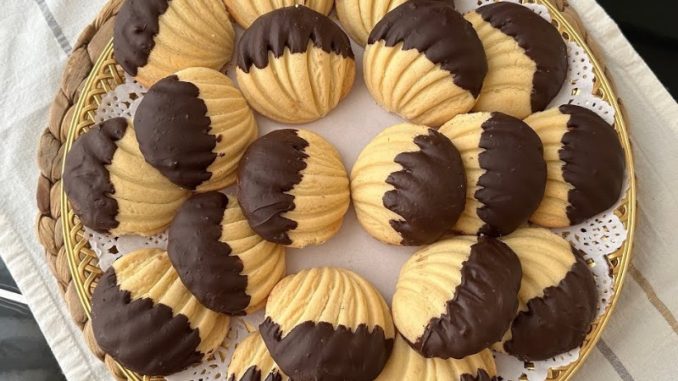 🍪 ŠKOLJKICE KEKSIĆI UMOČENI U ČOKOLADU 🍫 Neodoljivi keksići u obliku školjke