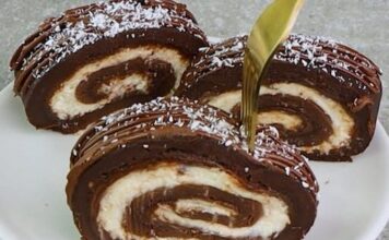 😍 ROLAT BEZ PEČENJA koji će nestati u trenu! Kremasto, osvježavajuće i neodoljivo! 🍰❄️