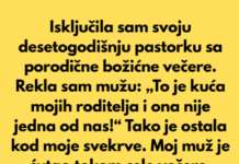 Isključila sam svoju desetogodišnju pastorku sa porodične božićne večere. Isključila sam svoju desetogodišnju pastorku sa porodične božićne večere.