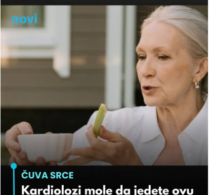 Kardiolozi mole da jedete ovu namirnicu što više poslije 50. godine Kardiolozi mole da jedete ovu namirnicu što više poslije 50. godine