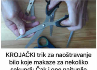 KROJAČKI trik za naoštravanje bilo koje makaze za nekoliko sekundi: Čak i one najtuplje sijeku kao nove KROJAČKI trik za naoštravanje bilo koje makaze za nekoliko sekundi: Čak i one najtuplje sijeku kao nove
