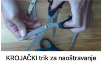KROJAČKI trik za naoštravanje bilo koje makaze za nekoliko sekundi: Čak i one najtuplje sijeku kao nove KROJAČKI trik za naoštravanje bilo koje makaze za nekoliko sekundi: Čak i one najtuplje sijeku kao nove