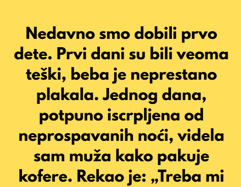 Moj muž se preselio kod svog prijatelja jer je naša novorođena beba bila „previše glasna“ — naučila sam ga lekciji Moj muž se preselio kod svog prijatelja jer je naša novorođena beba bila „previše glasna“ — naučila sam ga lekciji