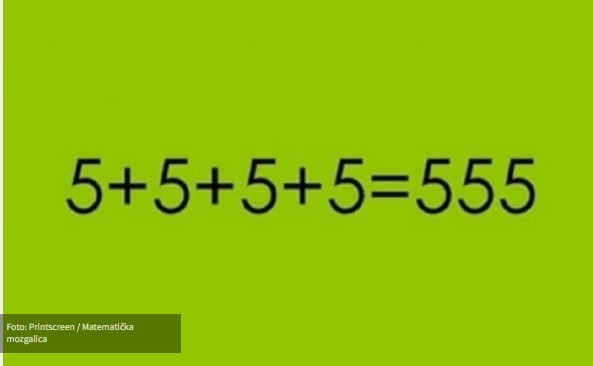 Mozgalica koja je mnoge namučila: Gdje u zadatku dodati crticu da bi bio tačan? Mozgalica koja je mnoge namučila: Gdje u zadatku dodati crticu da bi bio tačan?