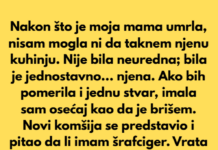 Nakon što je moja mama umrla, nisam mogla ni da taknem njenu kuhinju. Nakon što je moja mama umrla, nisam mogla ni da taknem njenu kuhinju.