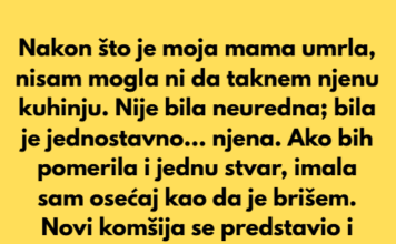Nakon što je moja mama umrla, nisam mogla ni da taknem njenu kuhinju. Nakon što je moja mama umrla, nisam mogla ni da taknem njenu kuhinju.