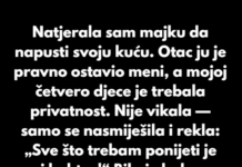 Natjerala sam svoju 75-godišnju majku da napusti svoju kuću. Natjerala sam svoju 75-godišnju majku da napusti svoju kuću.