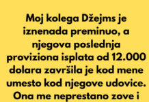Odbijam da vratim platu svog pokojnog kolege, a sada je njegova udovica besna Odbijam da vratim platu svog pokojnog kolege, a sada je njegova udovica besna