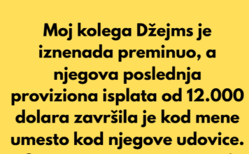 Odbijam da vratim platu svog pokojnog kolege, a sada je njegova udovica besna Odbijam da vratim platu svog pokojnog kolege, a sada je njegova udovica besna