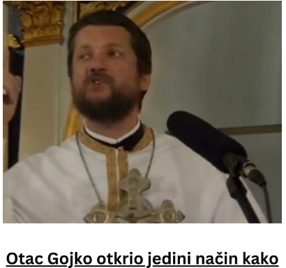 Otac Gojko otkrio jedini način kako da se oslobodite greha predaka: Samo ovako prokletstvu možete stati na put Otac Gojko otkrio jedini način kako da se oslobodite greha predaka: Samo ovako prokletstvu možete stati na put