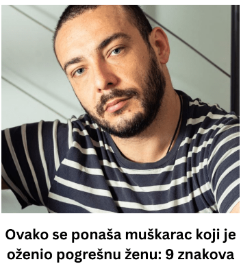 Ovako se ponaša muškarac koji je oženio pogrešnu ženu: 9 znakova koji otkrivaju da je nesrećan u braku Ovako se ponaša muškarac koji je oženio pogrešnu ženu: 9 znakova koji otkrivaju da je nesrećan u braku