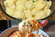 PEČENI KARFI0L SA BIJELIM LUK0M I SIR0M PEČENI KARFI0L SA BIJELIM LUK0M I SIR0M