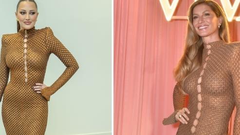 Prijovićka za novogodišnju noć obukla istu haljinu koju je pre 2 nedelje nosila Žizel Bundšen: Obline na izvolite, višak se ne prašta Prijovićka za novogodišnju noć obukla istu haljinu koju je pre 2 nedelje nosila Žizel Bundšen: Obline na izvolite, višak se ne prašta