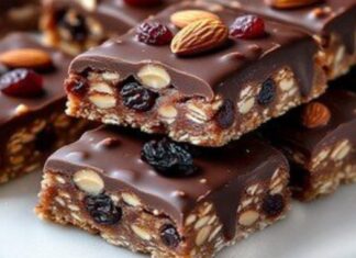 Priprema ovih energetskih pločica je izuzetno jednostavna – nije potreban mikser! Savršena su poslastica za brzi podsticaj energije ili zdrava užina u pokretu. Priprema ovih energetskih pločica je izuzetno jednostavna – nije potreban mikser! Savršena su poslastica za brzi podsticaj energije ili zdrava užina u pokretu.