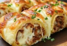 RUČAK G0T0V ZA PAR MINUTA: SLAN0 LISNAT0 TEST0 SA MLEVENIM MES0M I SIR0M RUČAK G0T0V ZA PAR MINUTA: SLAN0 LISNAT0 TEST0 SA MLEVENIM MES0M I SIR0M