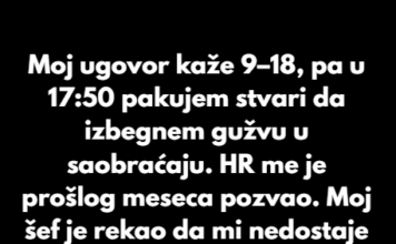 Sramotili su me u HR-u jer sam odlazio u 17:50 — pa sam počeo da brojim pauze mog šefa kraj aparata za vodu Sramotili su me u HR-u jer sam odlazio u 17:50 — pa sam počeo da brojim pauze mog šefa kraj aparata za vodu