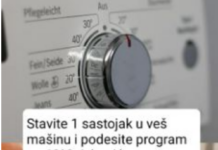 Stavite 1 sastojak u veš mašinu i podesite program na 60°C: Izbaciće sve nečistoće i raditi kao nova Stavite 1 sastojak u veš mašinu i podesite program na 60°C: Izbaciće sve nečistoće i raditi kao nova