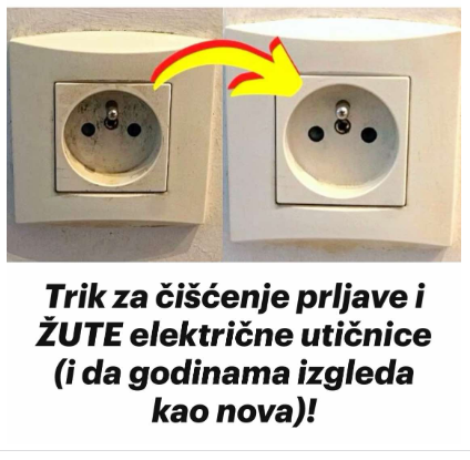 Trik za čišćenje prljave i ŽUTE električne utičnice (i da godinama izgleda kao nova)! Trik za čišćenje prljave i ŽUTE električne utičnice (i da godinama izgleda kao nova)!