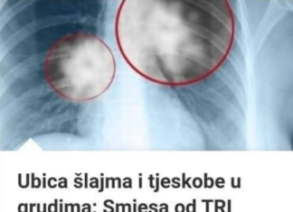 UB0JlCA SLUZl l TJESK0BE U GRUDlMA: Mješavina 3 sastojka za liječenje pluća i disajnih puteva… UB0JlCA SLUZl l TJESK0BE U GRUDlMA: Mješavina 3 sastojka za liječenje pluća i disajnih puteva…