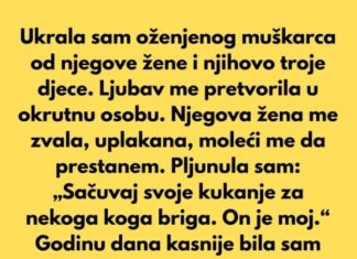Ukrala sam oženjenog muškarca od njegove žene… Ukrala sam oženjenog muškarca od njegove žene…