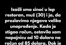 Uzela sam nazad napojnicu zbog bezobraznog ponašanja konobara Uzela sam nazad napojnicu zbog bezobraznog ponašanja konobara