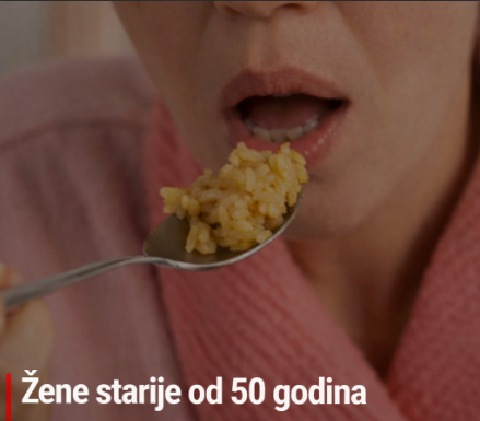 Žene starije od 50 godina ovu namirnicu treba da jedu svaki dan: Usporava starenje, pomaže u gubitku težine i jača zdravlje Žene starije od 50 godina ovu namirnicu treba da jedu svaki dan: Usporava starenje, pomaže u gubitku težine i jača zdravlje