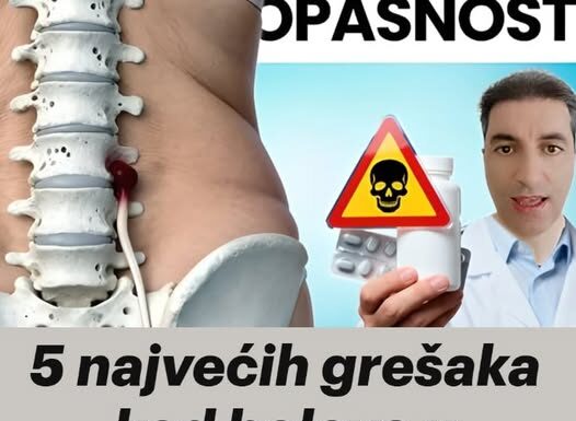 5 najvećih grešaka kod bolova u leđima nakon 50-e 5 najvećih grešaka kod bolova u leđima nakon 50-e