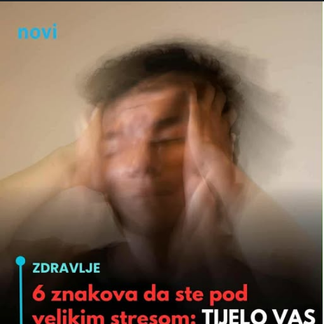 6 znakova da ste pod velikim stresom: TIJELO VAS OVAKO UPOZORAVA 6 znakova da ste pod velikim stresom: TIJELO VAS OVAKO UPOZORAVA