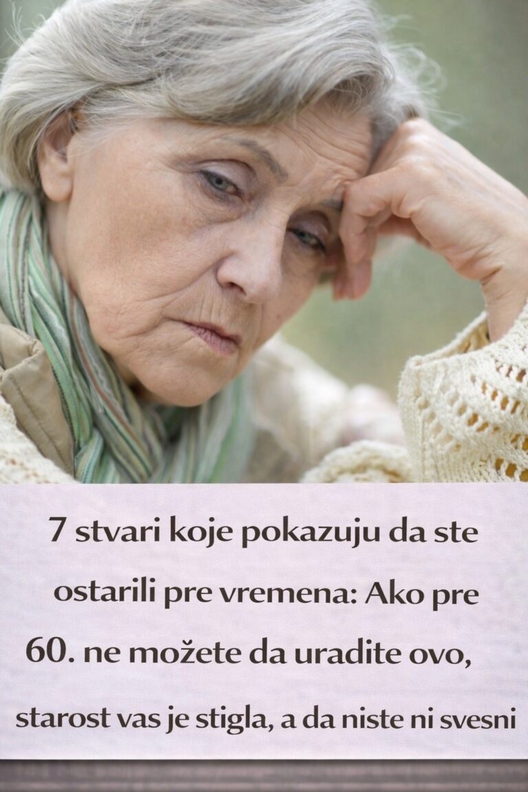 7 stvari koje pokazuju da ste ostarili pre vremena: Ako pre 60. ne možete da uradite ovo, starost vas je stigla, a da niste ni svesni