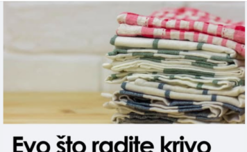 Evo što radite krivo svaki put kad perete kuhinjske krpe – 90% žena radi ovu grešku Evo što radite krivo svaki put kad perete kuhinjske krpe – 90% žena radi ovu grešku