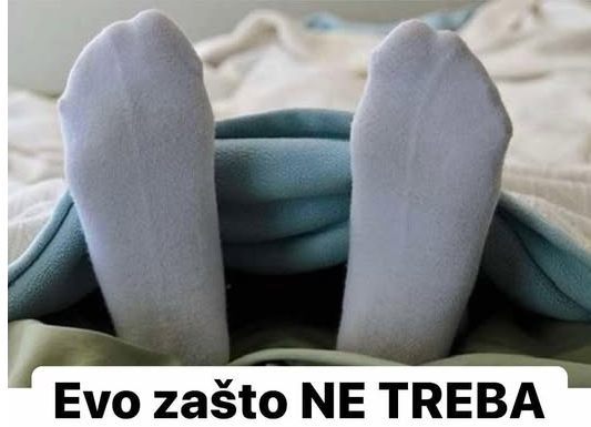 Evo zašto NE TREBA spavati u čarapama: Postoje 4 razloga Evo zašto NE TREBA spavati u čarapama: Postoje 4 razloga