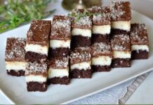 🥥🍫 BOUNTY KOLAČ – sočan kakao biskvit, kokos krema i čokoladna glazura! ❤️