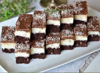 🥥🍫 BOUNTY KOLAČ – sočan kakao biskvit, kokos krema i čokoladna glazura! ❤️