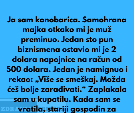 Ja sam konobarica. Samohrana majka. Ja sam konobarica. Samohrana majka.