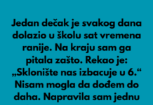 Jedan dečak iz mog razreda dolazio je u školu sat vremena ranije svakog dana, bez obzira na vreme. Jedan dečak iz mog razreda dolazio je u školu sat vremena ranije svakog dana, bez obzira na vreme.