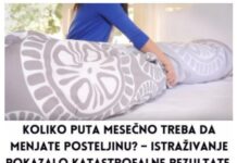 Koliko puta mjesečno treba mijenjati posteljinu? – Istraživanje je pokazalo KATASTROFALNE rezultate Koliko puta mjesečno treba mijenjati posteljinu? – Istraživanje je pokazalo KATASTROFALNE rezultate
