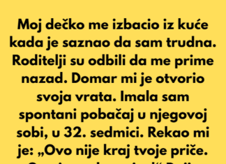 Moj dečko (22) me izbacio iz kuće kada je saznao da sam trudna. Moj dečko (22) me izbacio iz kuće kada je saznao da sam trudna.