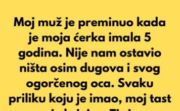 Moj muž je preminuo kada je naša ćerka imala 5 godina, i ostavio me sa dugovima… Moj muž je preminuo kada je naša ćerka imala 5 godina, i ostavio me sa dugovima…