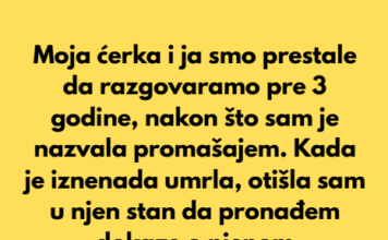 Moja ćerka i ja smo prestale da razgovaramo pre tri godine, nakon što sam je nazvala promašajem. Moja ćerka i ja smo prestale da razgovaramo pre tri godine, nakon što sam je nazvala promašajem.
