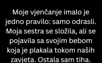 Moja sestra je uništila moje vjenčanje bez djece—pa sam joj poslužila hladnu osvetu. Moja sestra je uništila moje vjenčanje bez djece—pa sam joj poslužila hladnu osvetu.
