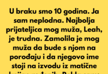 Neću dozvoliti da moj muž bude pratnja na porođaju svojoj najboljoj prijateljici — on je oženjen, nije na raspolaganju samohranim majkama. Neću dozvoliti da moj muž bude pratnja na porođaju svojoj najboljoj prijateljici — on je oženjen, nije na raspolaganju samohranim majkama.