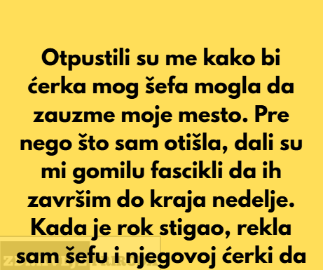 Nepravedno sam dobila otkaz — a na kraju se ispostavilo da je to bila moja pobeda Nepravedno sam dobila otkaz — a na kraju se ispostavilo da je to bila moja pobeda