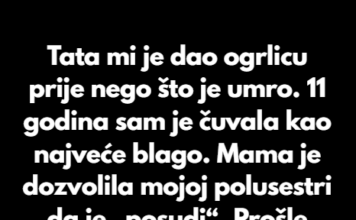 Odbila sam da iko ukrade ono što mi je ostavio tata, a mama je situaciju još pogoršala. Odbila sam da iko ukrade ono što mi je ostavio tata, a mama je situaciju još pogoršala.